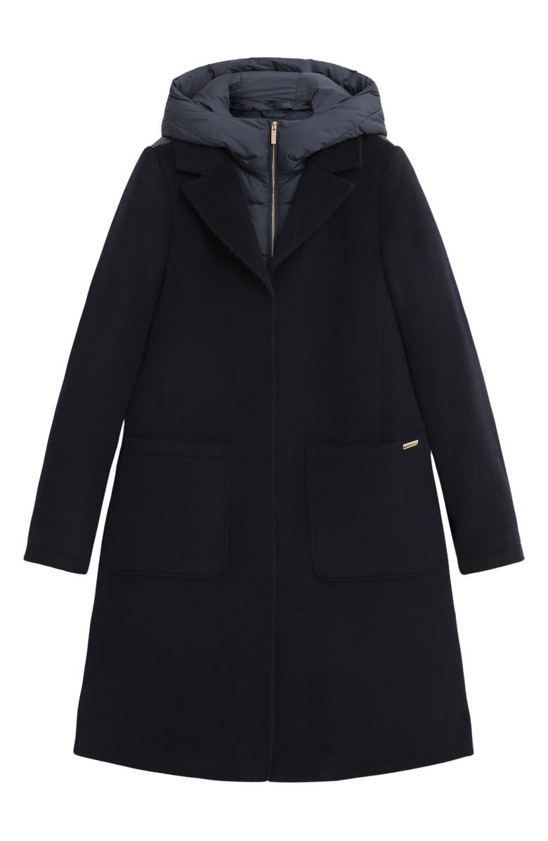 Woolrich Kuna Wool & Cashmere Blend Water Resistant 750 Down Fill Parka, Alternate, color, 