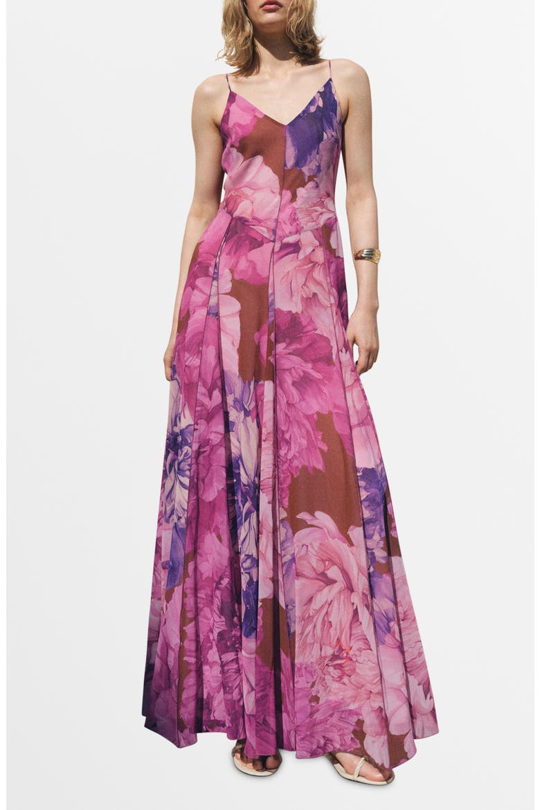 mango printed satin dress Mango Printed Satin Dress Yellow In Jaune