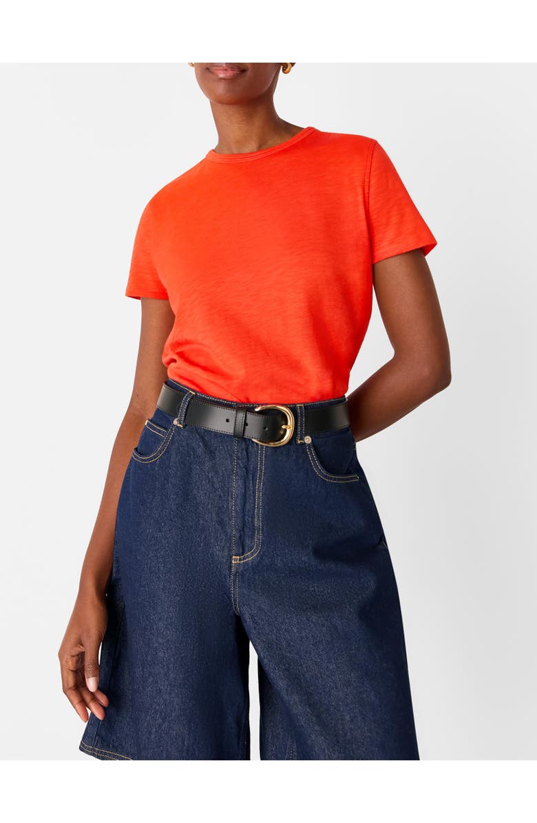 Whistles Posie Double Trim T-Shirt, Alternate, color, Red