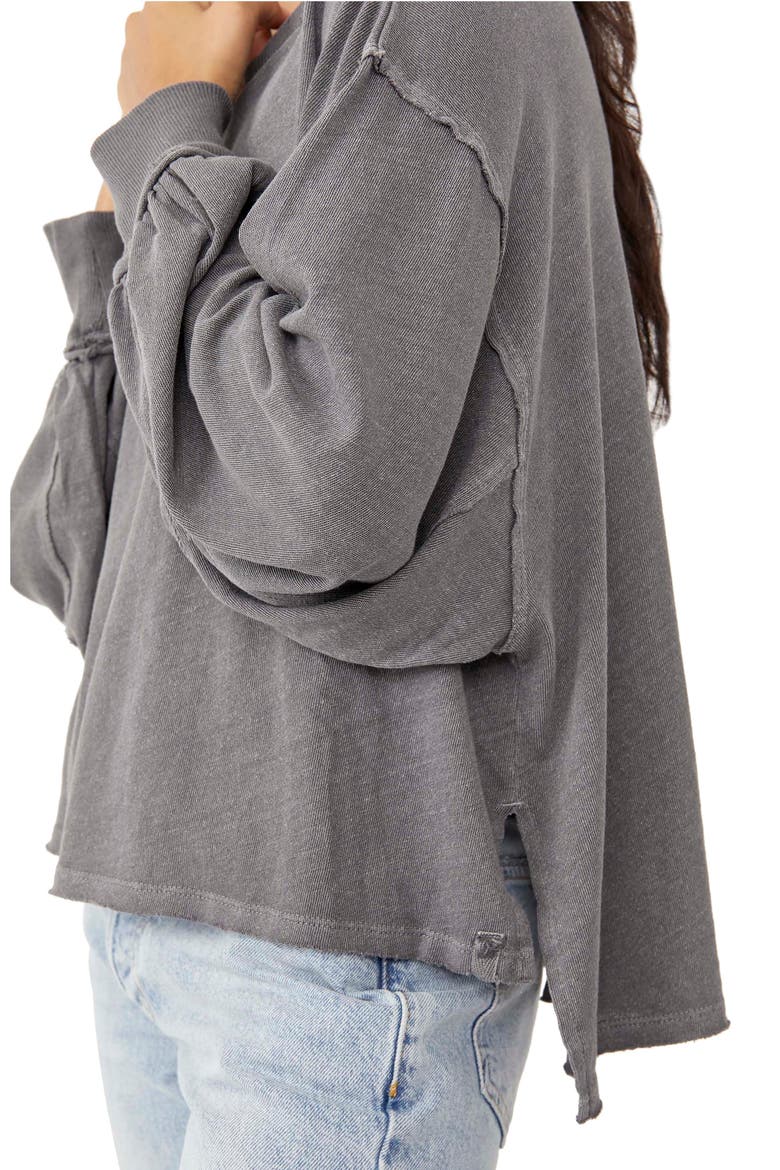 Ready for This Long Sleeve T-Shirt, Alternate, color, WASHED BLACK