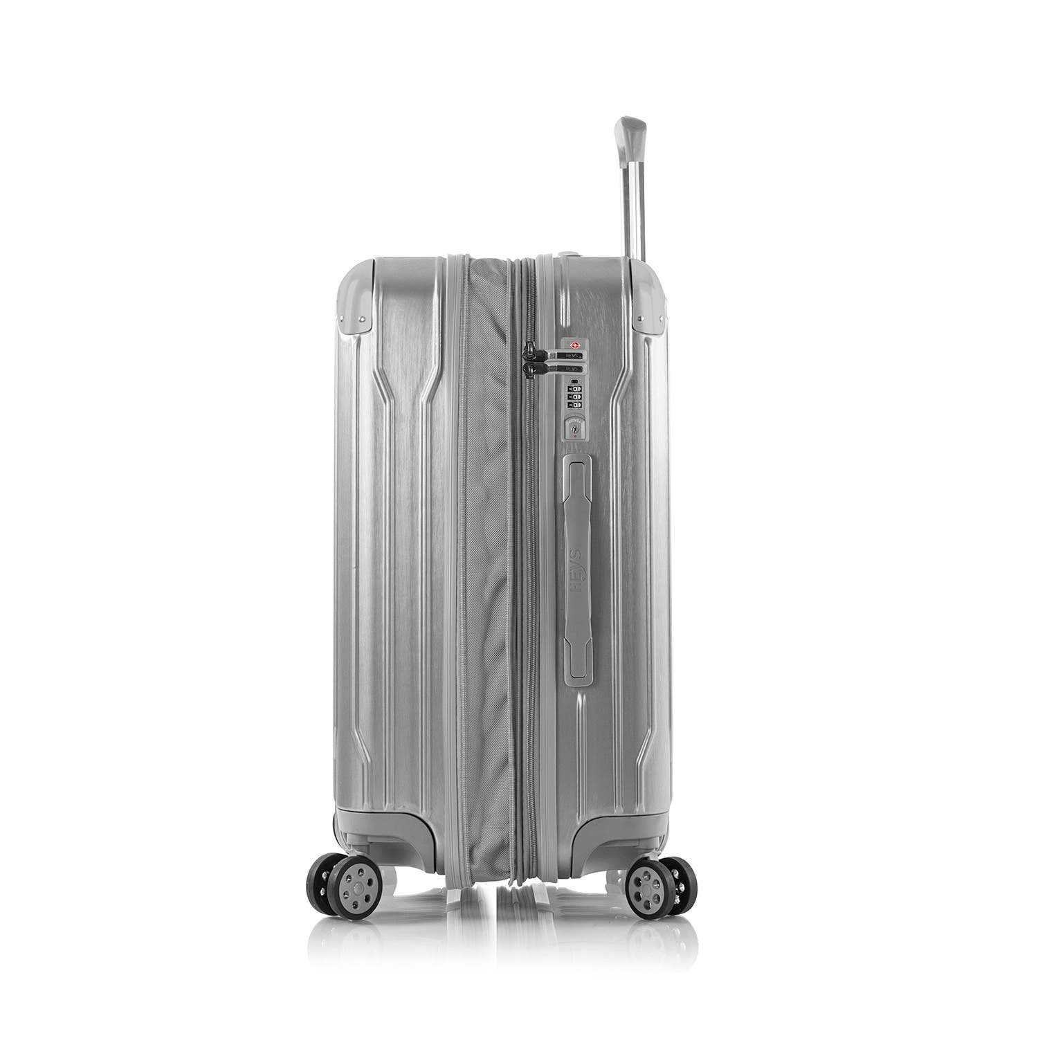 Heys Xtrak 26 Inch Luggage, Alternate, color, Silver