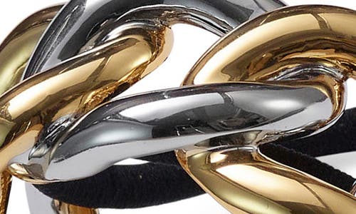 Lelet Ny Elena Chain Mixed Metal Ponytail Cuff In Mixed Metal