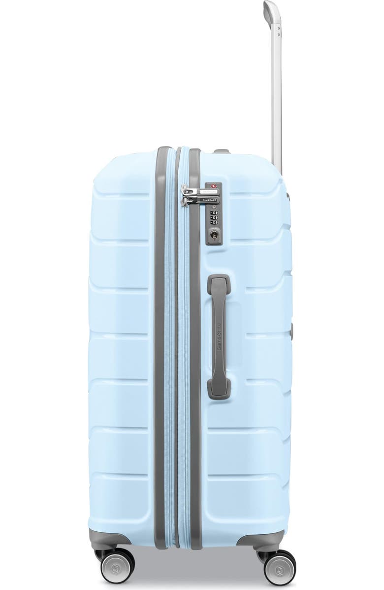 Samsonite Freeform Hardside Expandable 24" Checked Spinner, Alternate, color, Sky Blue