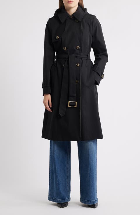 トレンチコート BOTTEGA VENETA Women Trench Coats 812009V4XP0 4246 Black Bottega Veneta Trench coats for Women | Online Sale up to 67