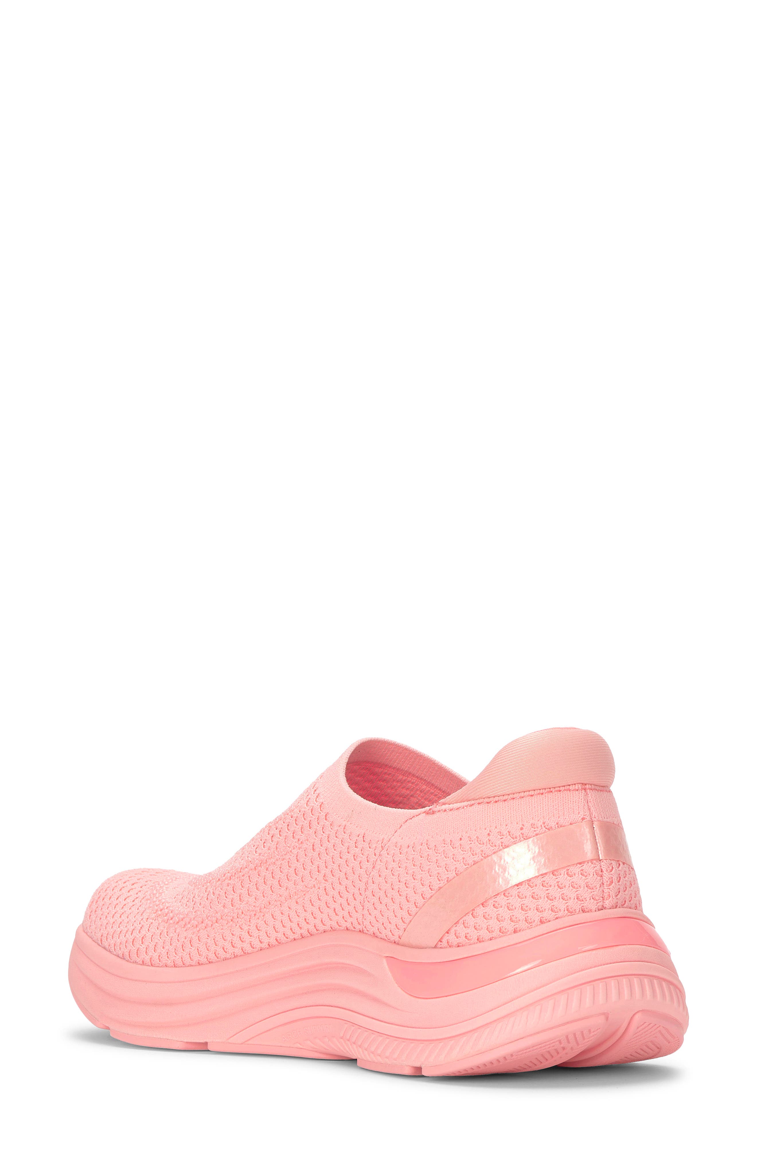 Slip-On Sneaker, Alternate, color, NEON CORAL