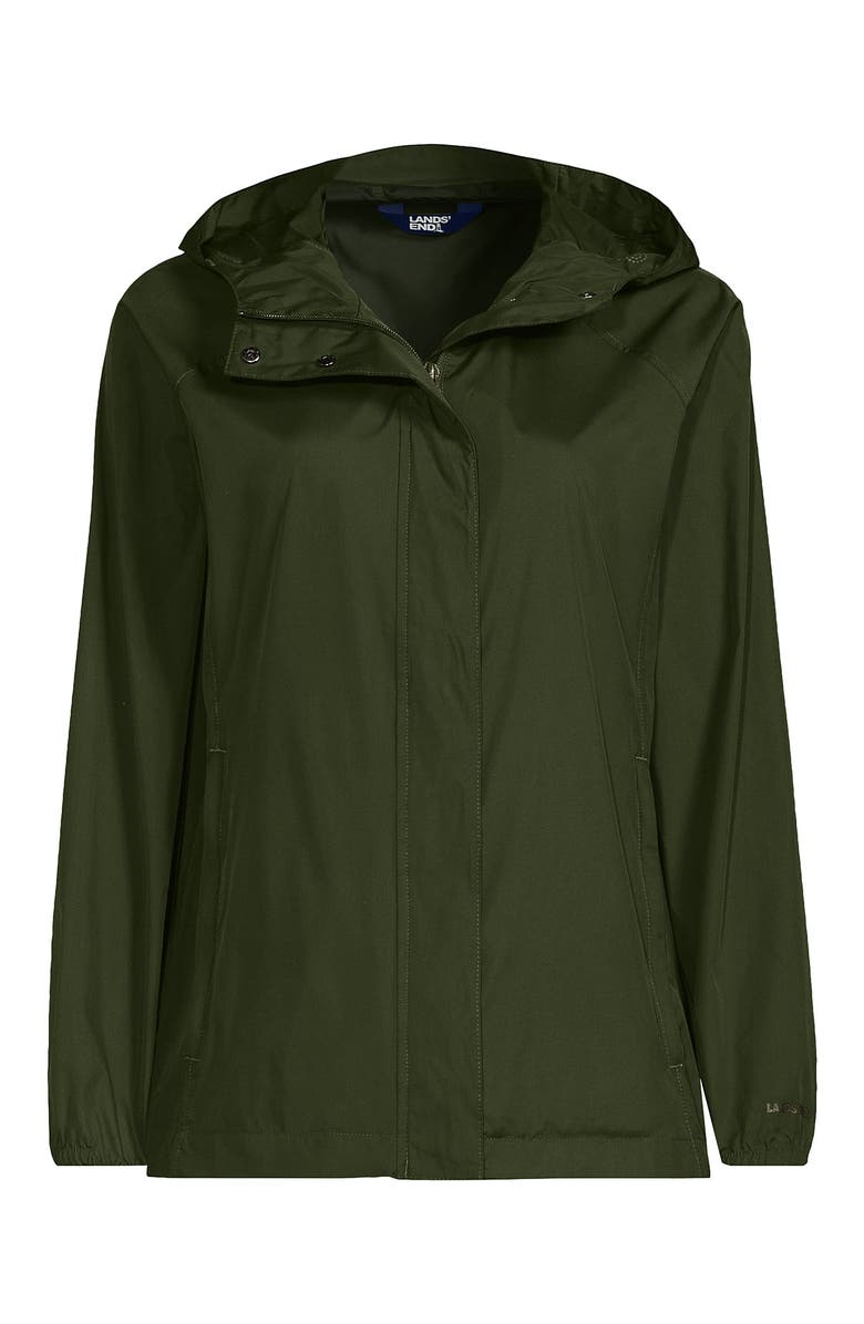 Lands' End Packable Water Resistant UPF 50 Windbreaker Jacket, Alternate, color, 