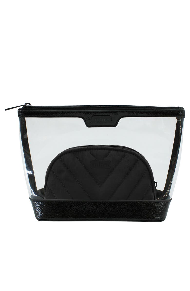 MYTAGALONGS Glamour 2-in-1 Cosmetics Bags, Alternate, color, Black