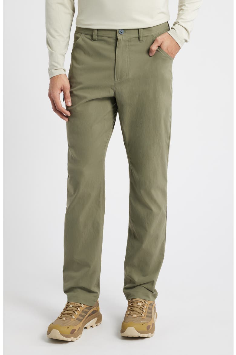 Topogrid Water Repellent Pants, Main, color, FATIGUE