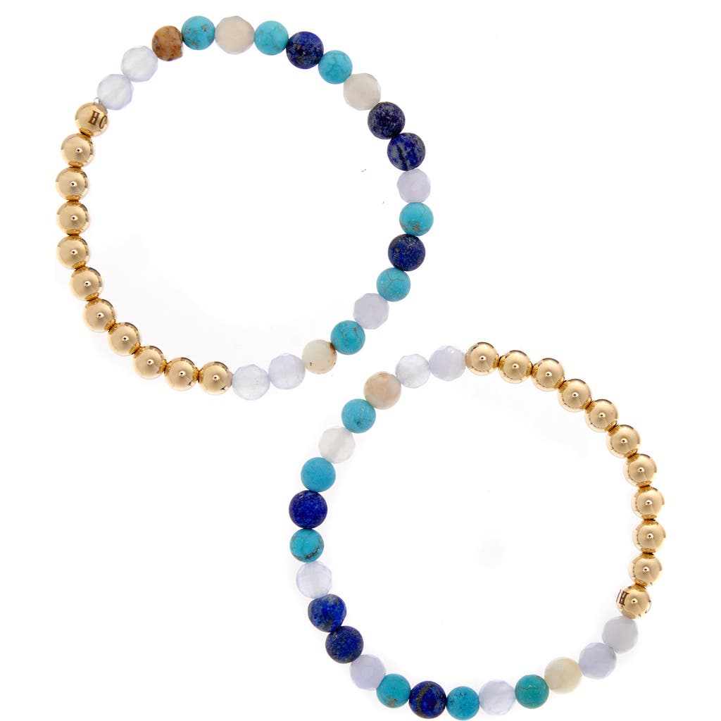 The Healer’s Collection N16 Protection & Inner Strength Set of 2 Healer's Bracelets in Yellow Gold  product