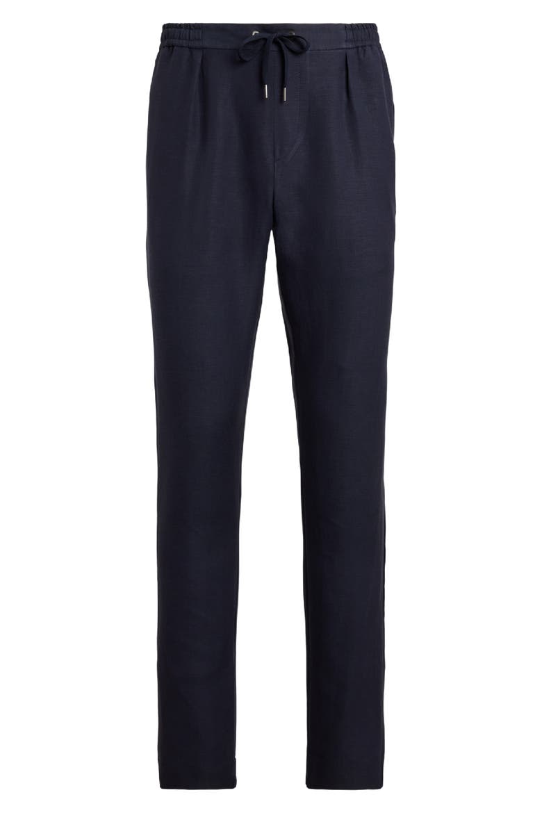 Dorset Drawstring Linen Pants, Main, color, CLASSIC CHAIRMAN NAVY