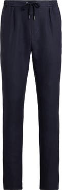 Ralph Lauren Purple Label Dorset Drawstring Linen Pants