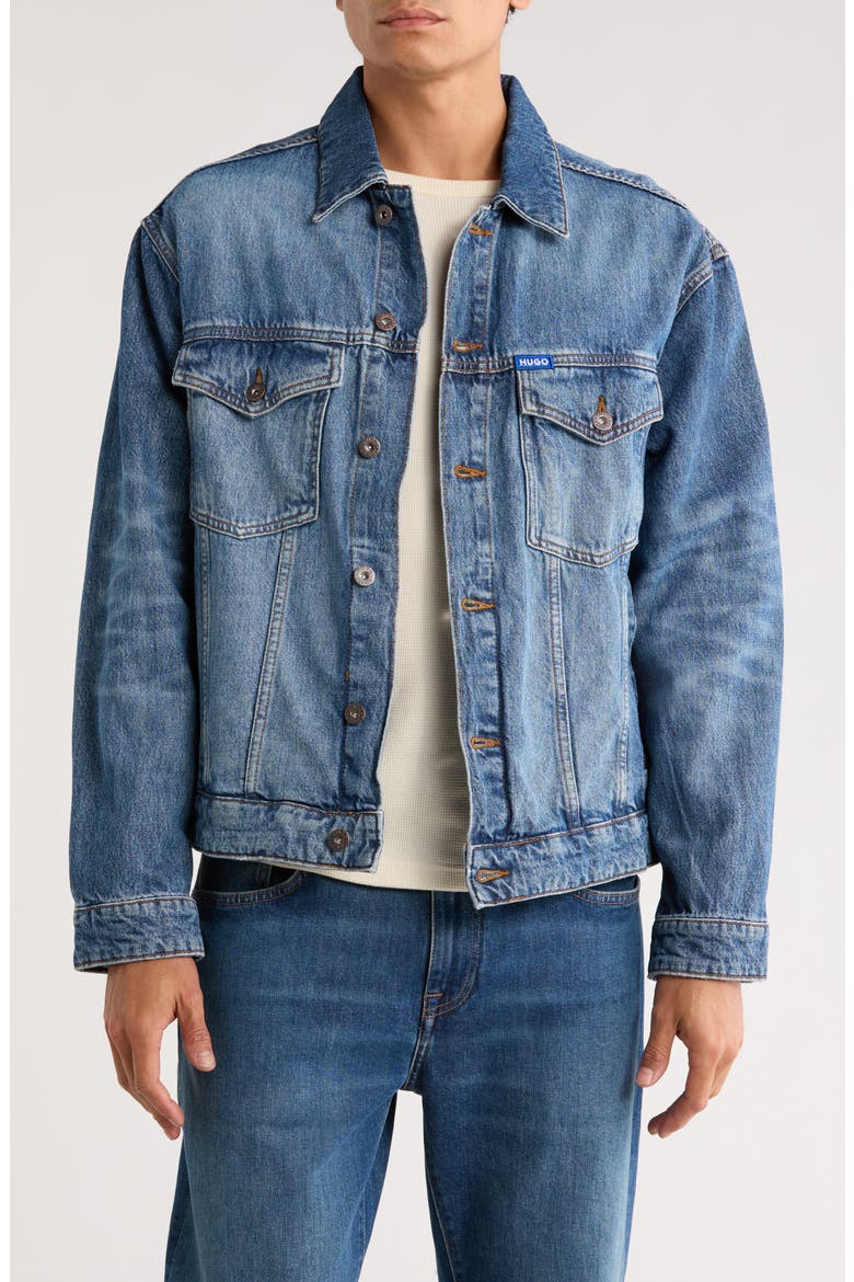 Dex Denim Jacket, Main, color, NAVY