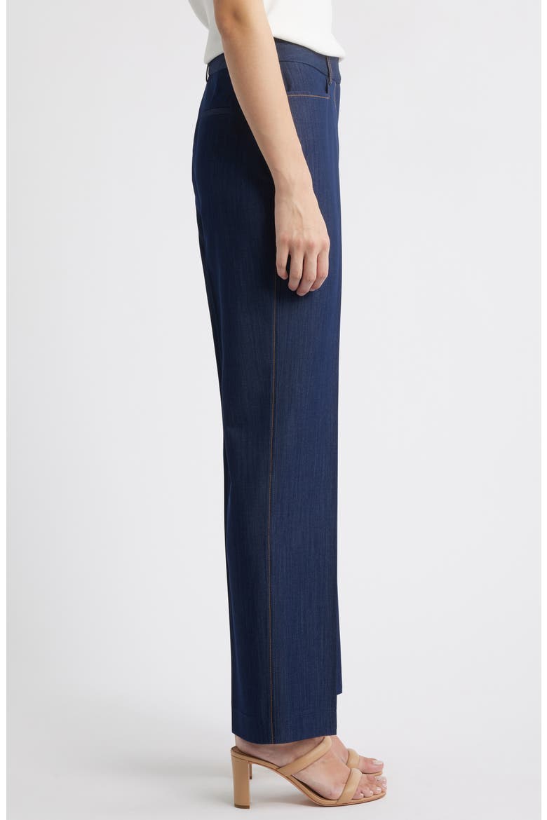 Straight Leg Trouser Jeans, Alternate, color, DENIM