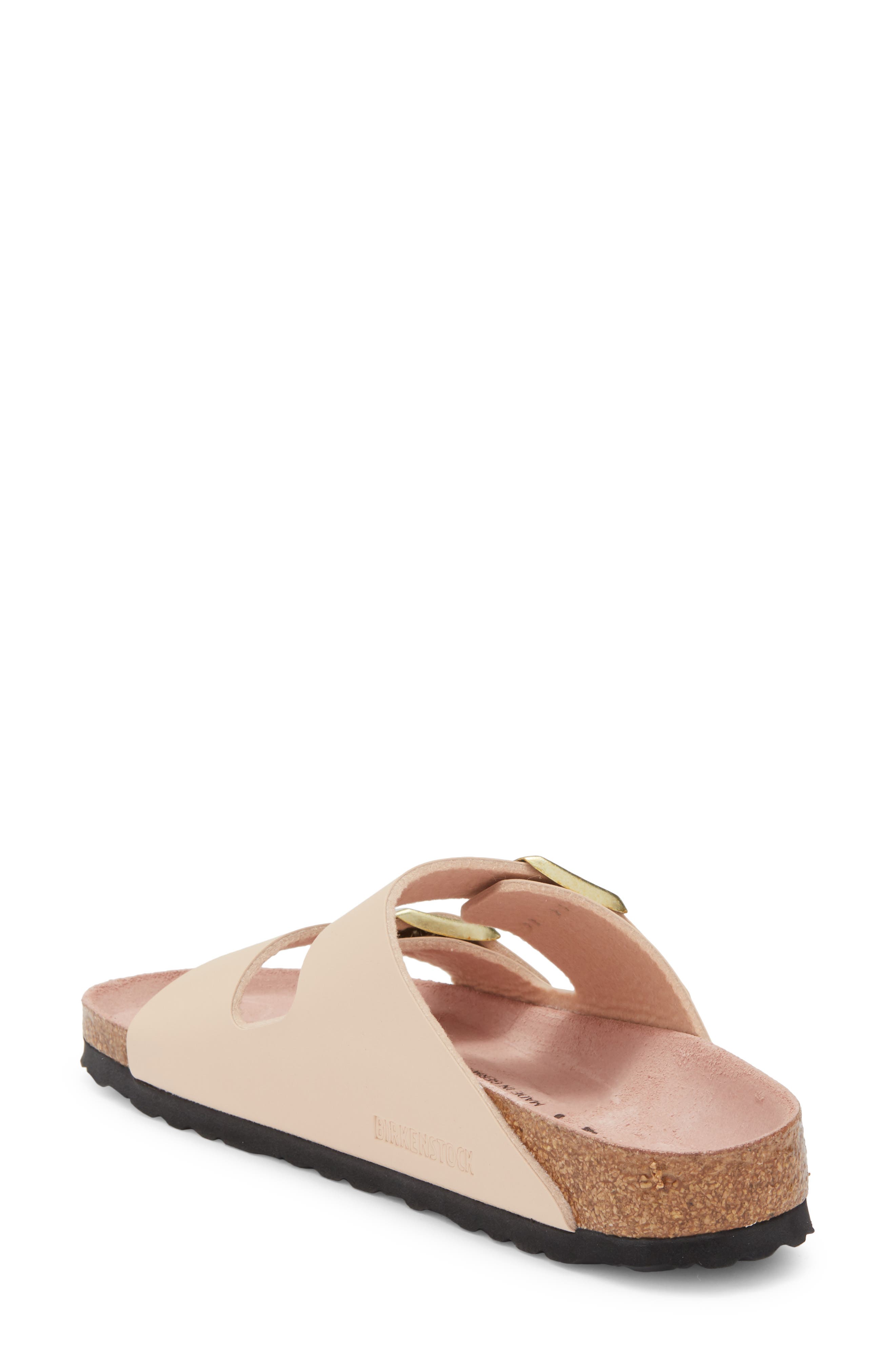 Birkenstock Arizona Triples Slide Sandal, Alternate, color, New Beige Pink