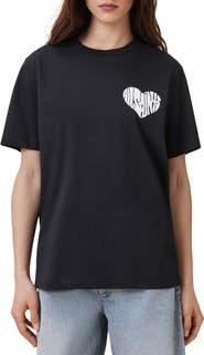 AllSaints Poster Boyfriend Cotton Graphic T-Shirt