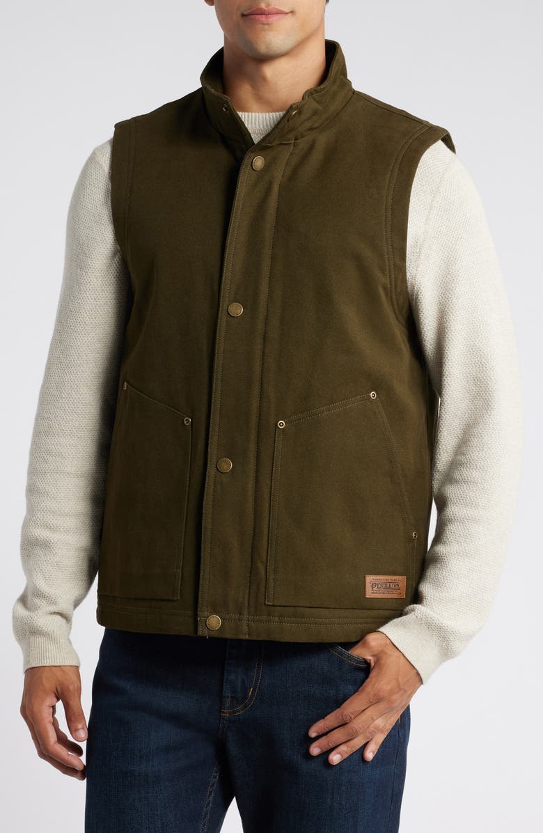 Pendleton Pine Grove Canvas Vest, Alternate, color, 