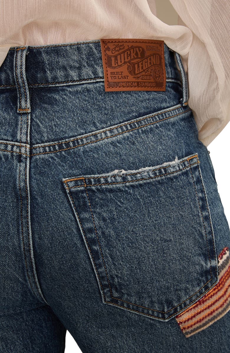 Lucky Brand Legend Mr Boy Patchwork Straight Leg Jeans, Alternate, color, Jamboree Wash