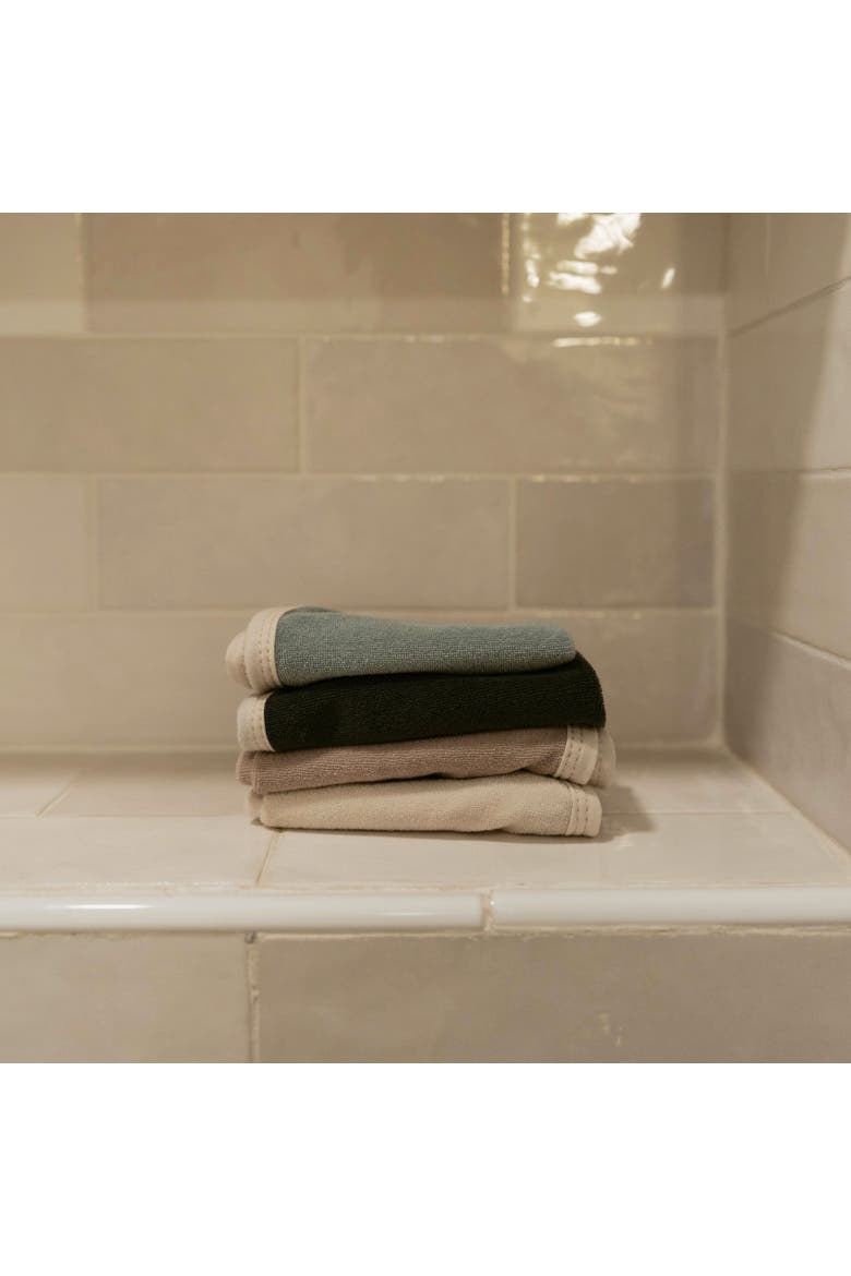 Terry Baby Washcloths, Alternate, color, Rain