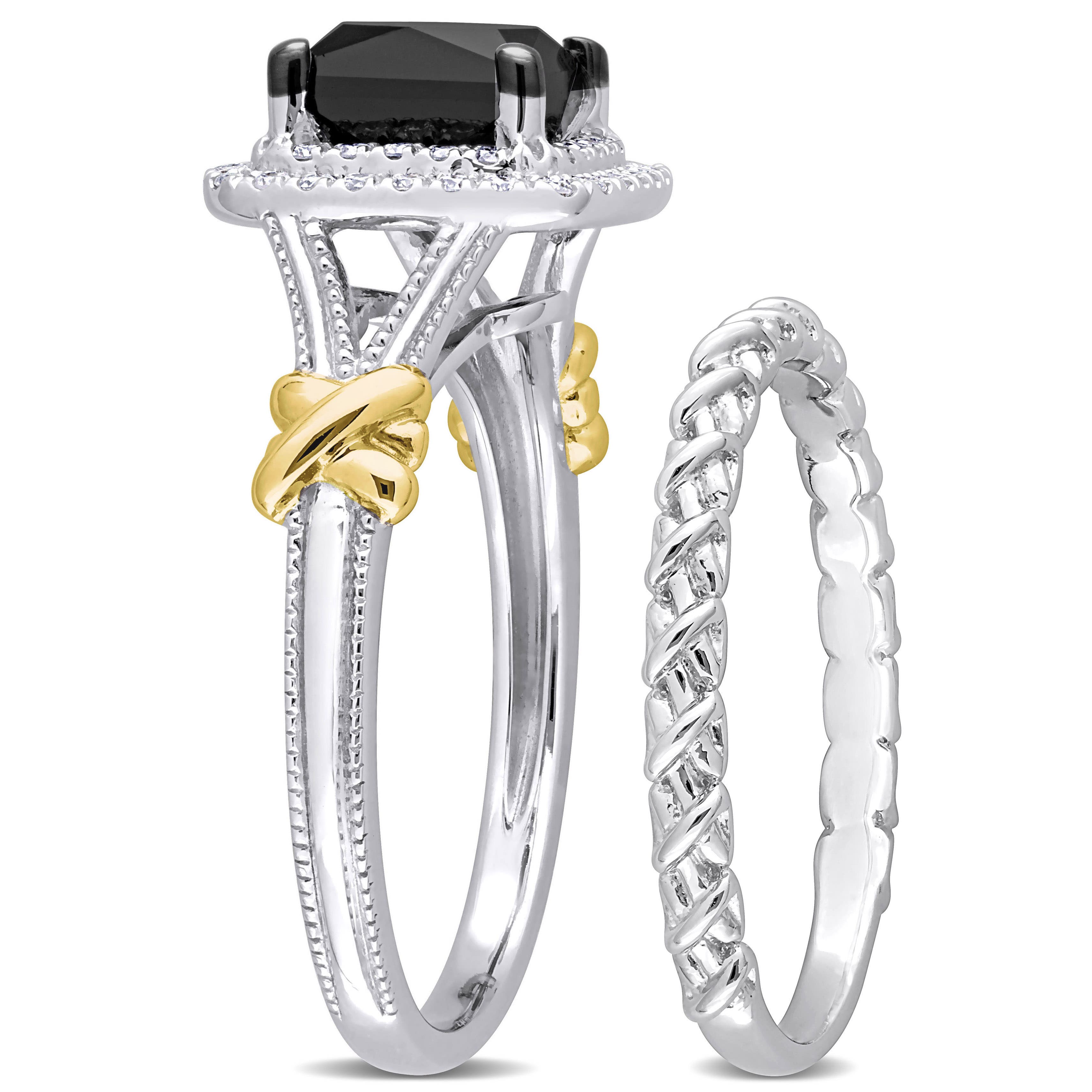 Julianna B. Diamond Princess Halo Bridal Ring Set 14k (Women) | Nordstrom