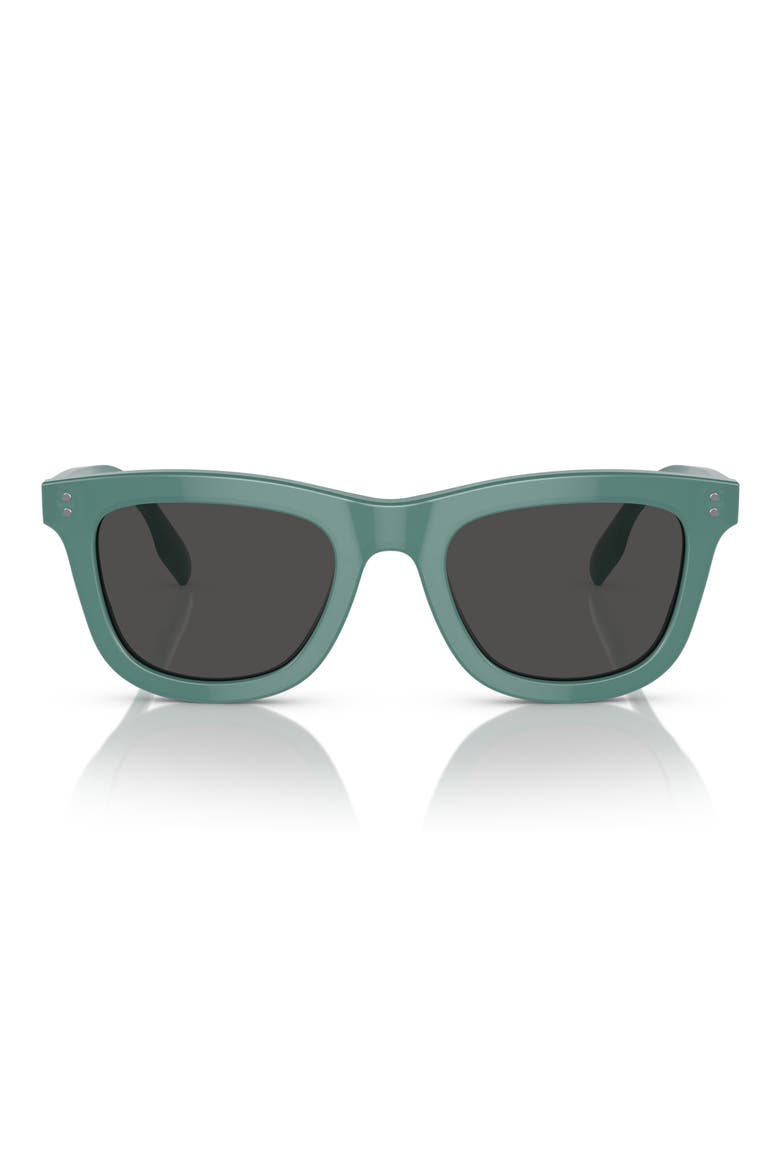 Kids' 46mm Pillow Sunglasses, Main, color, BLUE / DARK GREY