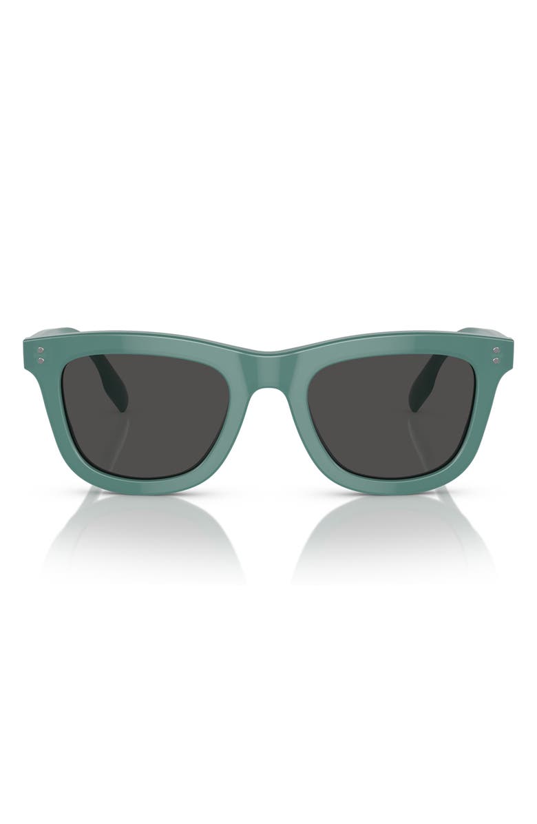 Burberry Kids' 46mm Pillow Sunglasses, Main, color, Blue / Dark Grey