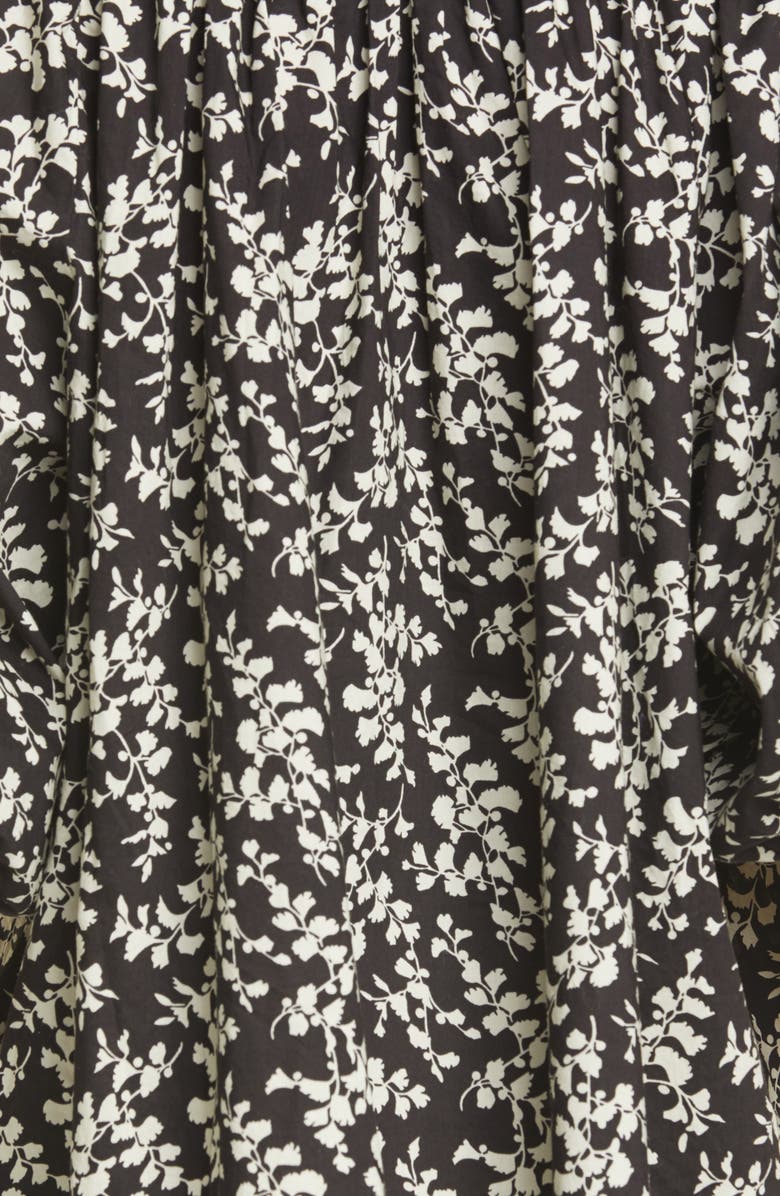 THE GREAT. The Elm Floral Puff Sleeve Top, Alternate, color, 