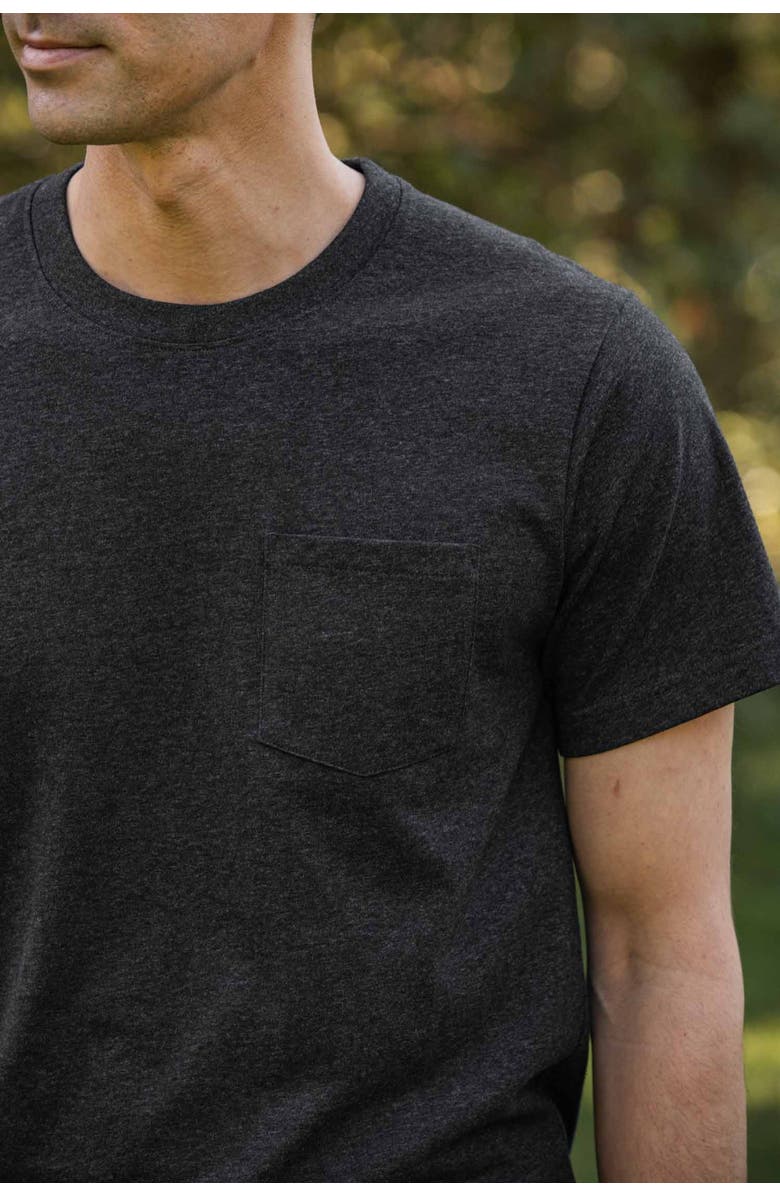 Bridge & Burn Recycled Pocket Tee, Alternate, color, Charcoal Heather