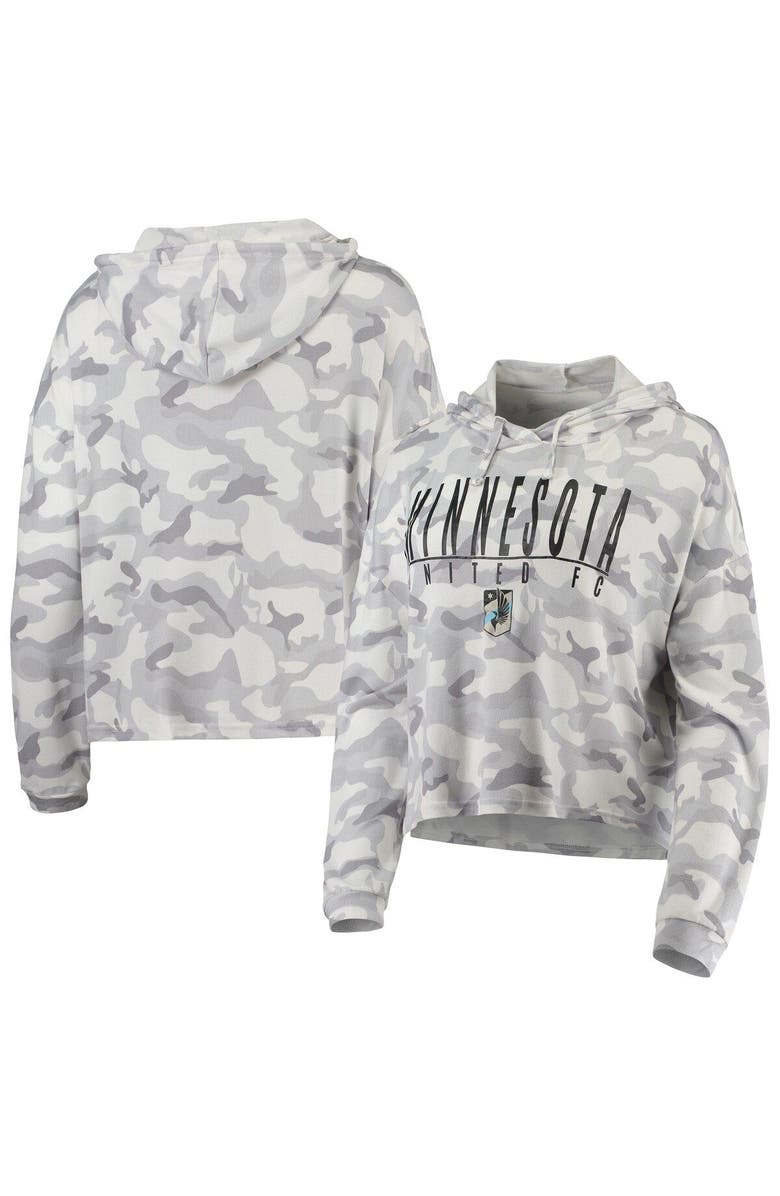 CONCEPTS SPORT Women's Concepts Sport Gray Minnesota United FC Composite Hoodie T-Shirt, Main, color, Gray