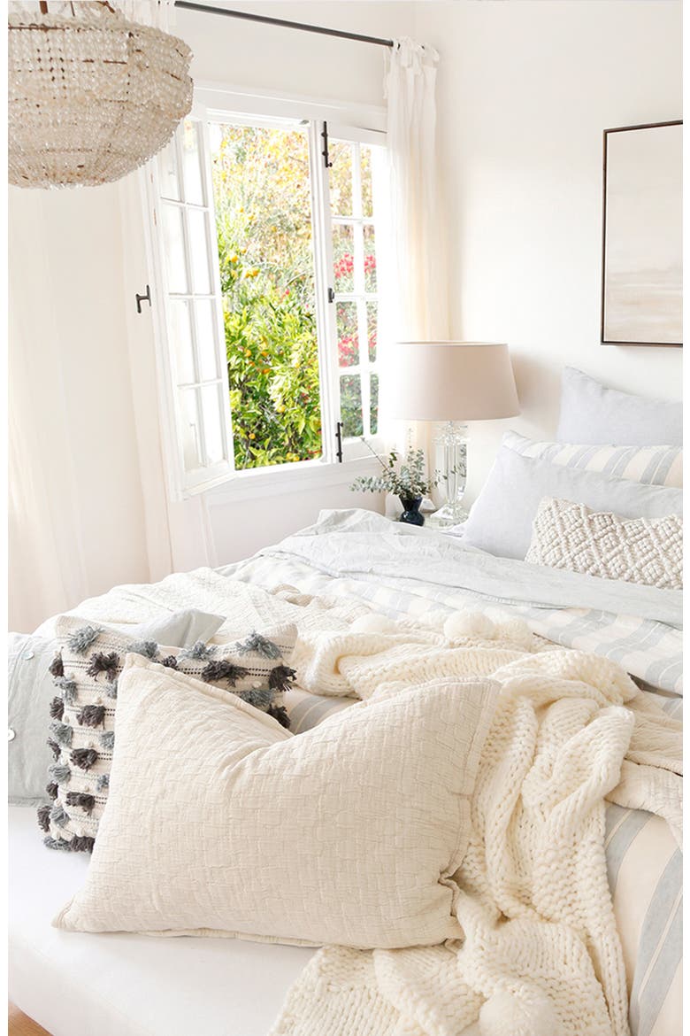 Ojai Euro Cotton Sham, Alternate, color, GREIGE