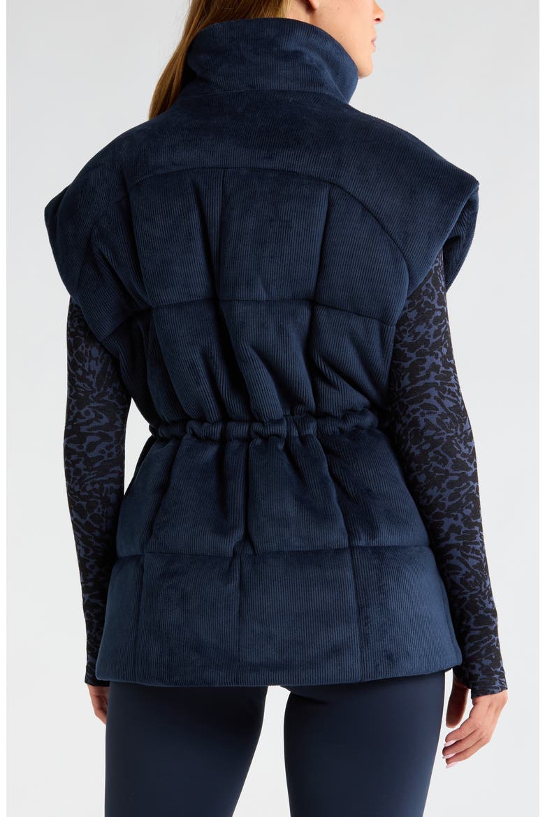 Corduroy Puffer Vest, Alternate, color, NAVY SAPPHIRE