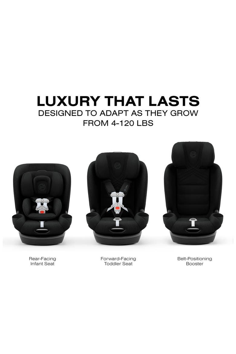 Callisto T 360 Rotating Convertible Car Seat, Alternate, color, SEPIA BLACK
