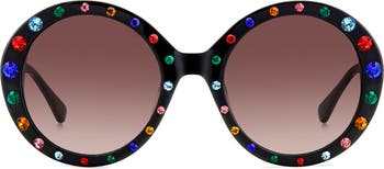 Kate Spade New York zya 55mm gradient round sunglasses  display picture 2