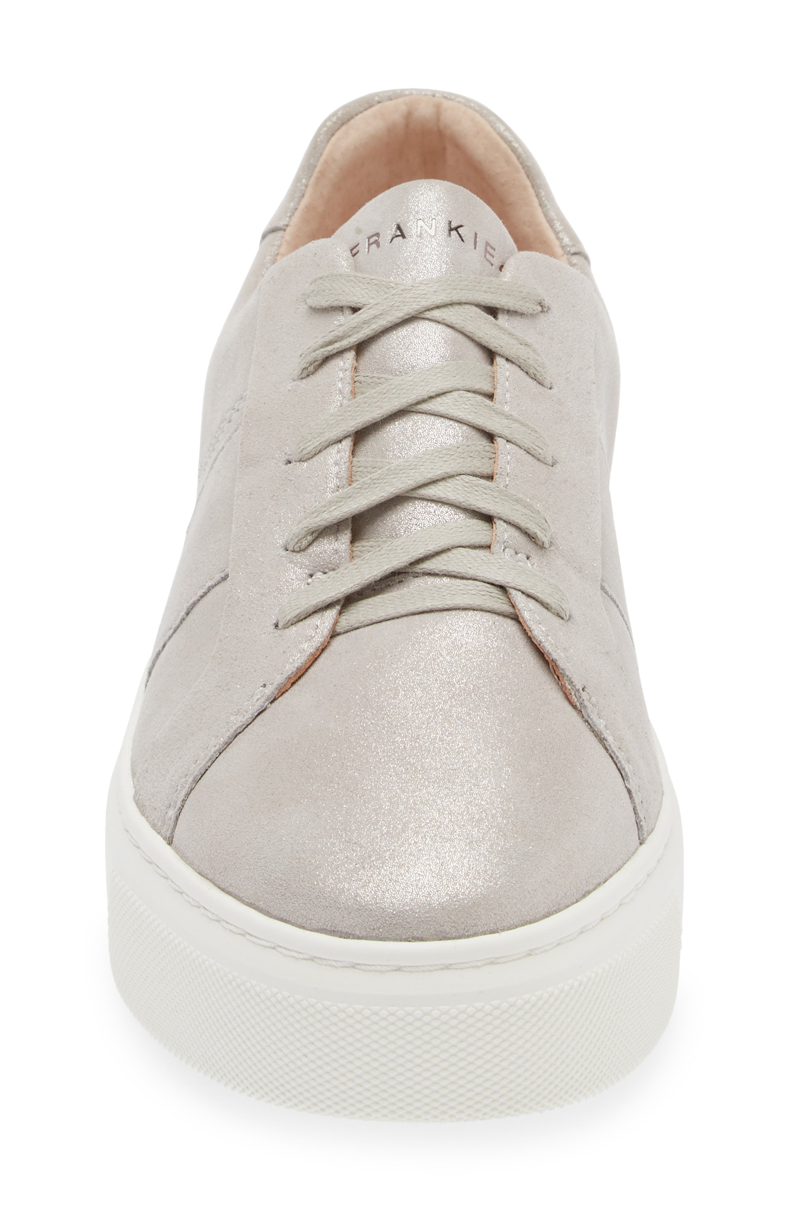 FRANKIE4 Riley Platform Sneaker, Alternate, color, Silver