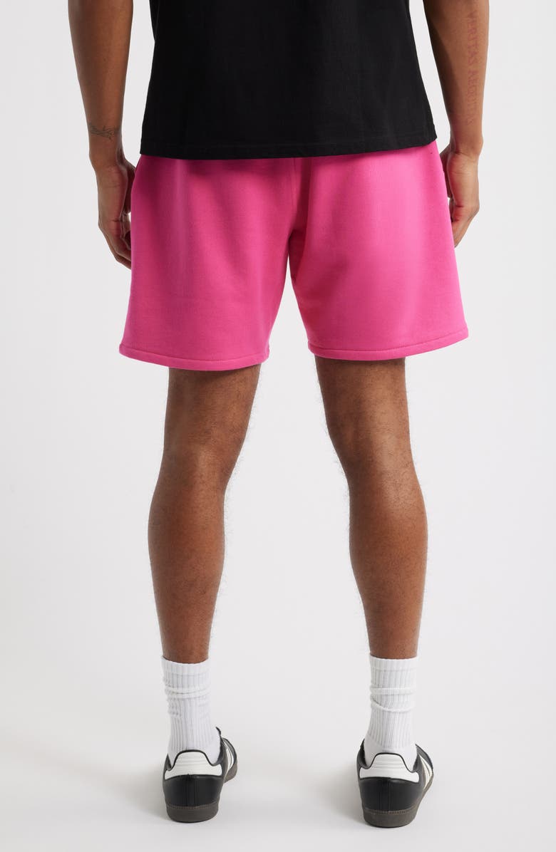 ICECREAM Shot Cotton French Terry Sweat Shorts, Alternate, color, Beetroot Purple