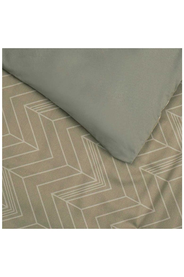 Delancey Stripe Comforter Set, Alternate, color, MOSS