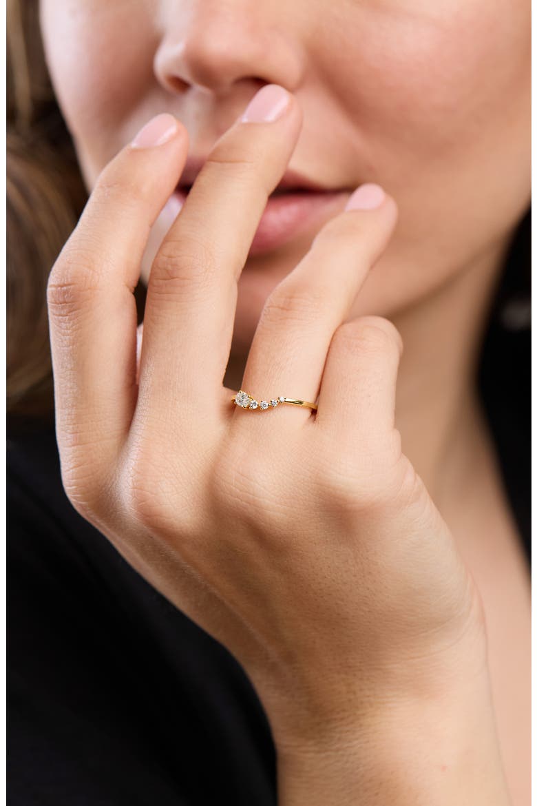 Liora Diamond Stacking Ring, Alternate, color, 18K YELLOW GOLD/ DIAMOND