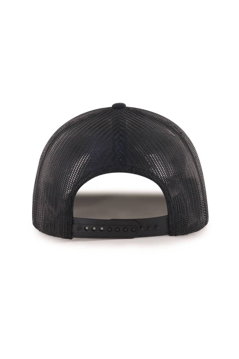 Men's '47  Black LSU Tigers Leland Trucker Adjustable Hat, Alternate, color, Black