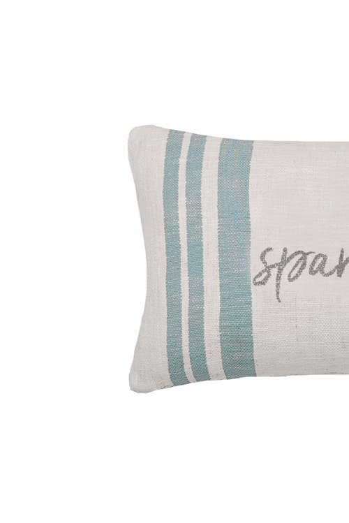 Carol & Frank Morgan Christmas Holiday Striped Decorative Lumbar Pillow Collection In Gray