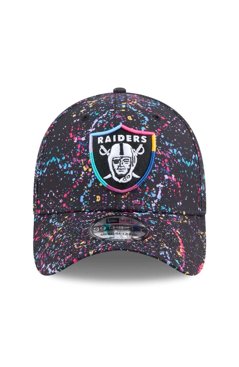 New Era Men's New Era Black Las Vegas Raiders 2025 NFL Crucial Catch 39THIRTY Flex Hat, Alternate, color, Black