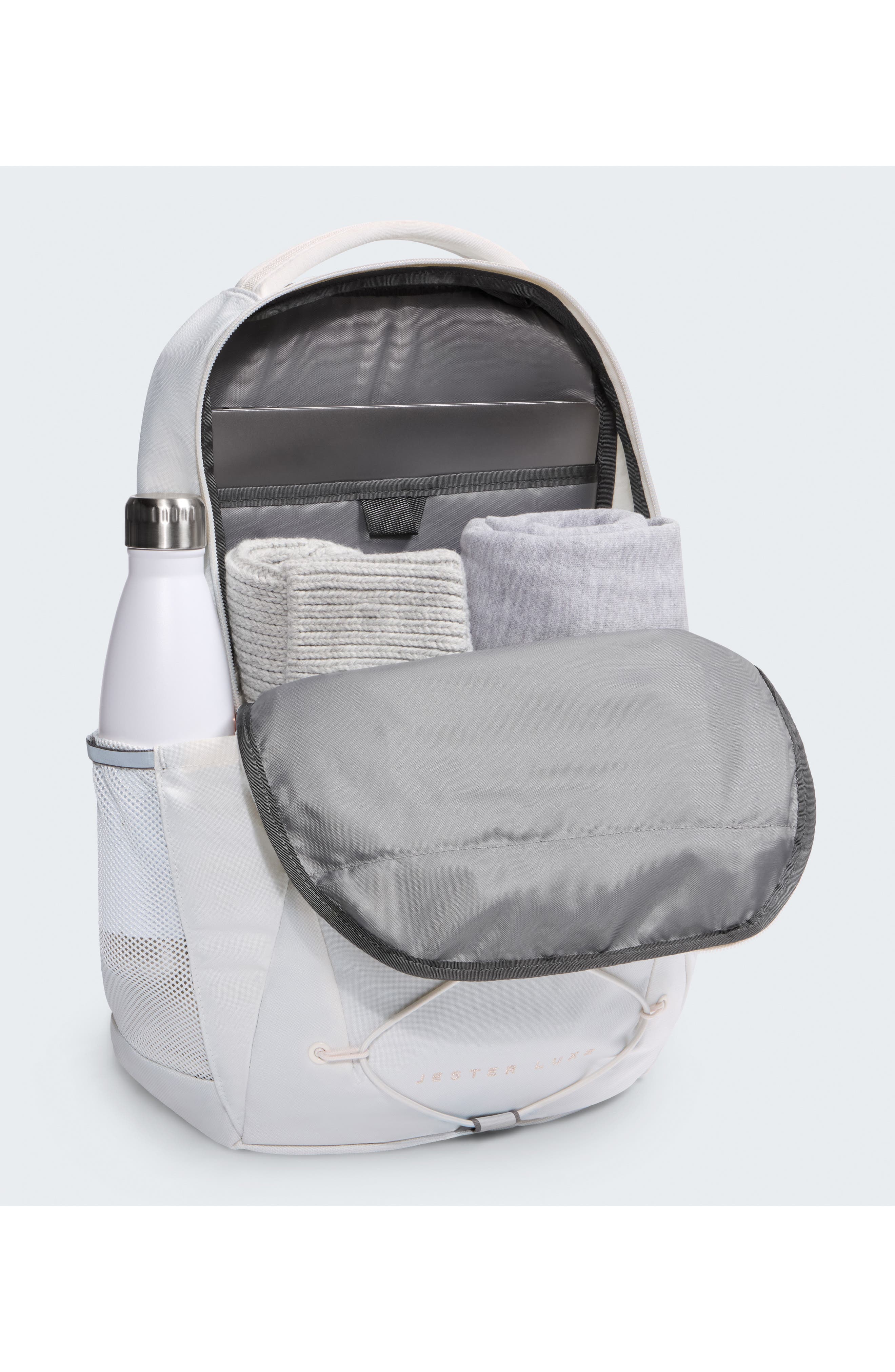 Jester Luxe Backpack, Alternate, color, WHITE DUNE/ BURNT CORAL