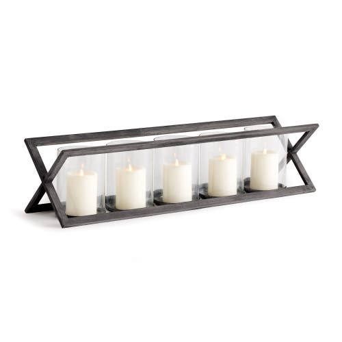 Napa Home & Garden Baxton 5-pillar Candle Holder In Black