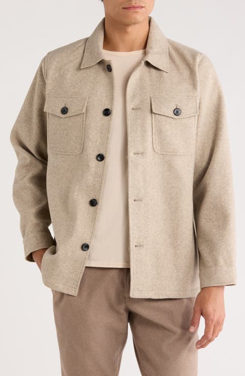 Melton Shirt Jacket