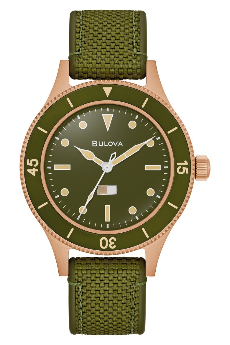 Archive Series MIL-SHIPS Bronze NATO Strap Watch, 41mm, Main, color, BRONZE-TONE