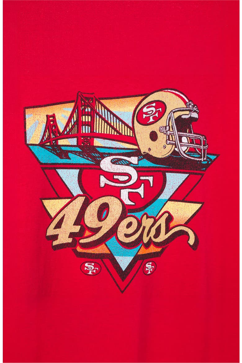 San Francisco 49ers Bridge Cotton Graphic T-Shirt, Alternate, color, LICORICE