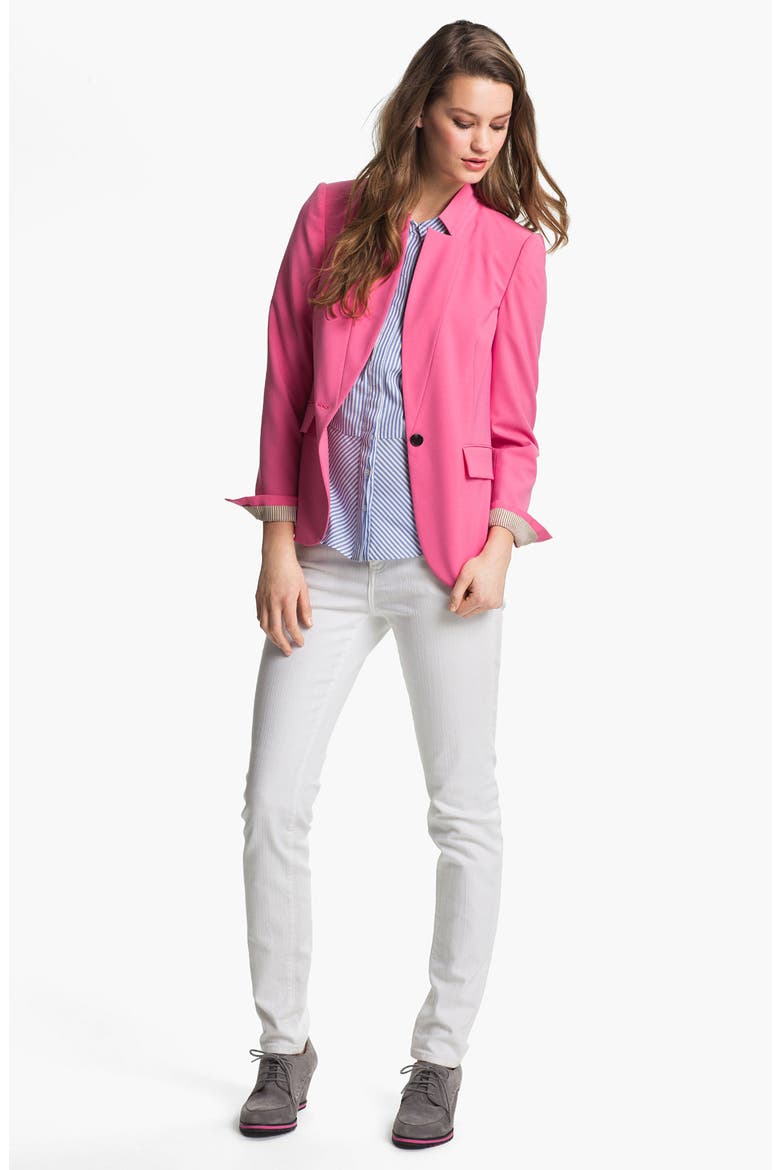 Skinny Jeans, Alternate, color, WHITE