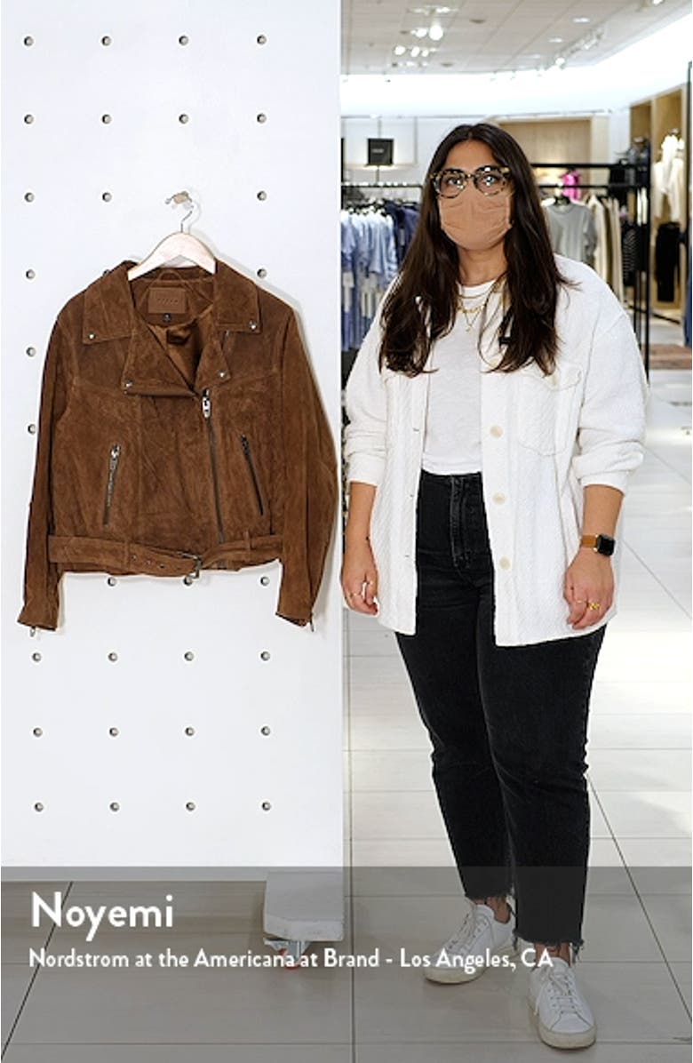 Suede Moto Jacket, sales video thumbnail