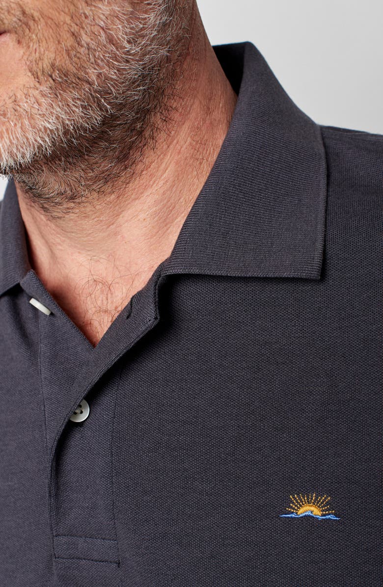 Faherty Stretch Cotton Blend Piqué Polo, Alternate, color, 