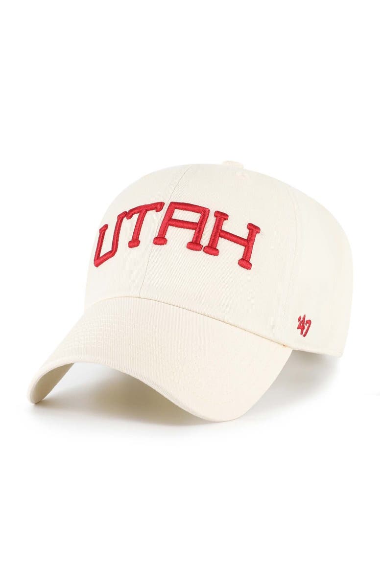 '47 Men's '47 Sand Utah Utes Vault Clean Up Adjustable Hat, Main, color, Sand