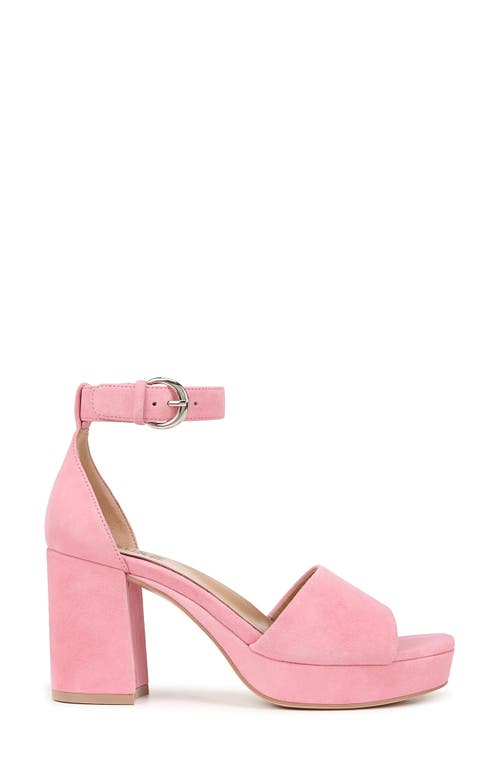 Naturalizer Pearlyn Platform Dress Sandals In Flamingo Pink Suede