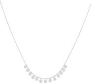 Bearfruit Jewelry Sterling Silver 18k Gold Plated Trece Necklace Dainty Minimalist Style